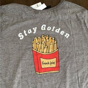 NWT 3X French Fry Tee